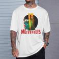 Metropolis Póster De Película Retro De Ciencia Ficción Camiseta unisex Regalos para él