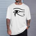 Œil D'horus Noir –Ymbole Discret De L'égypte Ancienne Égyptienne T-Shirt Cadeaux pour lui