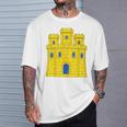 Reino De Castillo España Castillo Bandera Castilloímbolo Castilano In Mangas Camiseta unisex Regalos para él