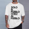 Solo El Puebloalva Al Pueblo Manga Larga Camiseta unisex Regalos para él