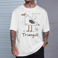 Triangull Triangle Seagull Bird Pun Math Teacher T-Shirt Gifts for Him