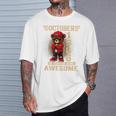 オンバック 10月60日 誕生日 男性 女性 1966年 テディベア Tシャツ 彼への贈り物