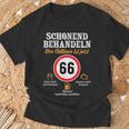 66 Geburtstagchonend Behandeln Oldtimer Ist 66 Jahre T-Shirt Geschenke für alte Männer