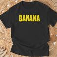 Banana The Word Banana On A コスチューム Tシャツ 高齢者への贈り物