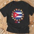 Bandera Cubana Mes De La Herencia Hispana Cuba Niños Niños Niñas Camiseta unisex Regalos para ancianos
