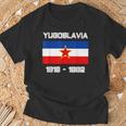 Bandera Jugoslavija República Federativaocialista De Yugoslavia Camiseta unisex Regalos para ancianos