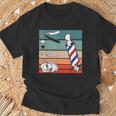 Barberíahop De Barber Retrointage Camiseta unisex Regalos para ancianos