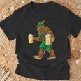 Bigfoot LederhosenOktoberfest Taza De Cerveza Para Hombre Camiseta unisex Regalos para ancianos