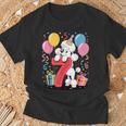 Caniche Perro 7 Cumpleaños Niño Niña 7 Añosiete Caniche Camiseta unisex Regalos para ancianos