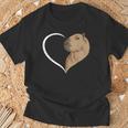 Capybara Für Frauen Mädchen Kinder Capybara Herz T-Shirt Geschenke für alte Männer