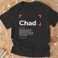 Chad Definición Nombre Personalizado Chad Camiseta unisex Regalos para ancianos