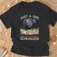 Chnauzer Regala A Una Chica Que Amauchnauzer In Mangas Camiseta unisex Regalos para ancianos