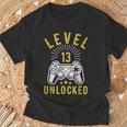 Cumpleaños 13 Años Nivel 13 Aniversario Desbloqueado 13 Boda Camiseta unisex Regalos para ancianos