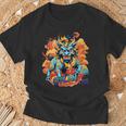Danse Licorne Chinoise Kung Fu Qilin T-Shirt Cadeaux pour les vieillards