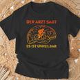 Der Arztagt Es Ist Unheilbar Fahrrad Rennrad Fahrradfahrer T-Shirt Geschenke für alte Männer