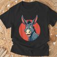 Divertido Gráfico De Animales De Burro Para Hombres Es Y Niños In Mangas Camiseta unisex Regalos para ancianos