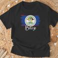 Drapeau Du Belize Belize Belize Pour Homme T-Shirt Cadeaux pour les vieillards