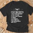 Drone Para Multicopter Boy Hombres Niños Fpv Pilot Camiseta unisex Regalos para ancianos