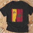 España Marruecos Media Bandera Española Marroquí Heritage Jersey Camiseta unisex Regalos para ancianos