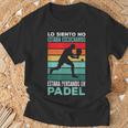 Estaba Pensando En Padel Divertido Padel Tennis Camiseta unisex Regalos para ancianos