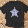 Estrella Estética Lila Camiseta unisex Regalos para ancianos