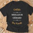 Homme Humour Gérard Prénom Meilleur Gérard T-Shirt Cadeaux pour les vieillards