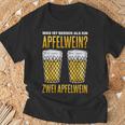 Was Ist Besser Als Ein Apfelwein Zwei Apfelwein Genuss T-Shirt Geschenke für alte Männer