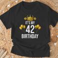 It's My 42歳の誕生日パーティー 42歳の誕生日 男性 女性 Tシャツ 高齢者への贈り物