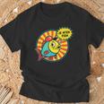 Je M'en Poisson Français Pun Cartoon Fish T-Shirt Cadeaux pour les vieillards