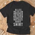 Jobwechsel Geschenk Für Mitarbeiter Kollegen Abschied T-Shirt Geschenke für alte Männer