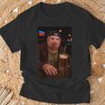 John Pork Bere Birra Pub Divertente Brainrot Meme Papà Maglietta Regalos para ancianos