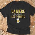 La Bière Fait Rétrécir Lesêtements Alcool Humour Pression T-Shirt Cadeaux pour les vieillards