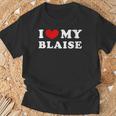 I Love My Blaise J'aime Mon Blaise T-Shirt Cadeaux pour les vieillards