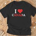 I Love Canada Anal Divertido Adulto Humor Desquiciado Obsceno Meme Camiseta unisex Regalos para ancianos