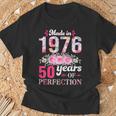 Made In 1976Intage 50Ème Anniversaire 50 Ans Cadeau T-Shirt Cadeaux pour les vieillards