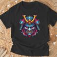 Masqueamouraï Guerrier Bushido Oni Culture Japonaise T-Shirt Cadeaux pour les vieillards
