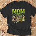 Mom Of The Two Rex Birthday Dinosaur Family Matching T-Shirt Gifts for Old Men