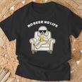 No Beer No Life トイプードル グッズ ビール 酒 犬 おもしろ 面白い ネタ 笑える 飲み会 Tシャツ 高齢者への贈り物