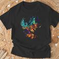 Pájaro Mítico Fénix Renacido Fénix Firebird Camiseta unisex Regalos para ancianos