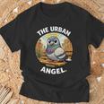 Palomas De Apoyo Paloma Urbana Irónica Camiseta unisex Regalos para ancianos