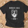Papá Border Collie Divertido Border Collie Camiseta unisex Regalos para ancianos