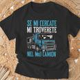 Papà Uomo Divertente Camionista Camion Camionisti Regalo Maglietta Regalos para ancianos
