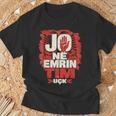 Pas En Mon Nom Drapeau Albanais Uckintage T-Shirt Cadeaux pour les vieillards