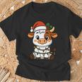 Pijama Deaca Con Luces De Árbol De Navidad Para Niñas Y Niños Manga Larga Camiseta unisex Regalos para ancianos