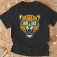 Retro Game Day Jaguar Sunglasses School Sports Team Spirit T-Shirt Gifts for Old Men