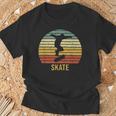 Skaterintagekateboard Retrokateboarder Grafik T-Shirt Geschenke für alte Männer