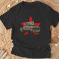 T-34 Tanqueoviético De Laegunda Guerra Mundial Ejército Ruso Estrella Roja Camiseta unisex Regalos para ancianos