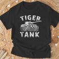 Tiger Tank Histórico Guerra Mundial 2Egunda Guerra Mundial Historia Panzer Alemana In Mangas Camiseta unisex Regalos para ancianos