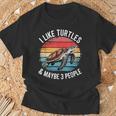 Tortugaintage Con Citaarcástica Camiseta unisex Regalos para ancianos