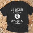 Un Nordiste Neieillit Pas Humour Cadeau Nord T-Shirt Cadeaux pour les vieillards